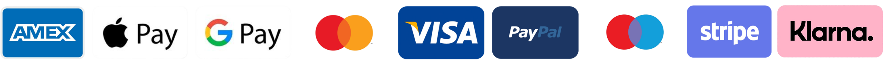 Moyens de paiement acceptés